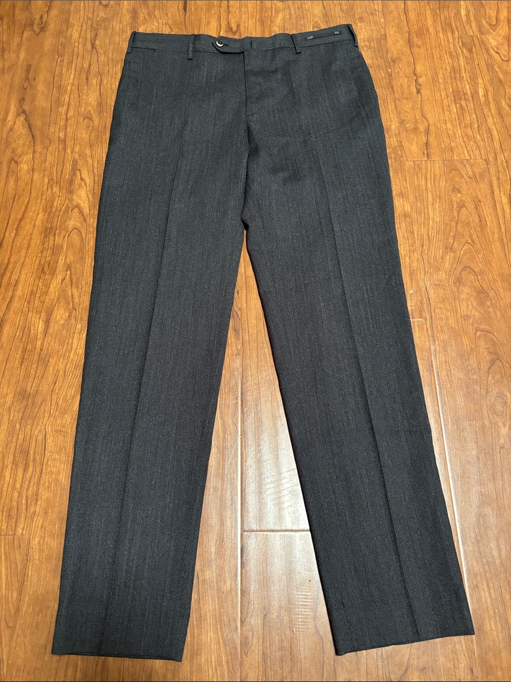 PT01 Sam Malouf Stretch Slim Fit Dark Grey Pants